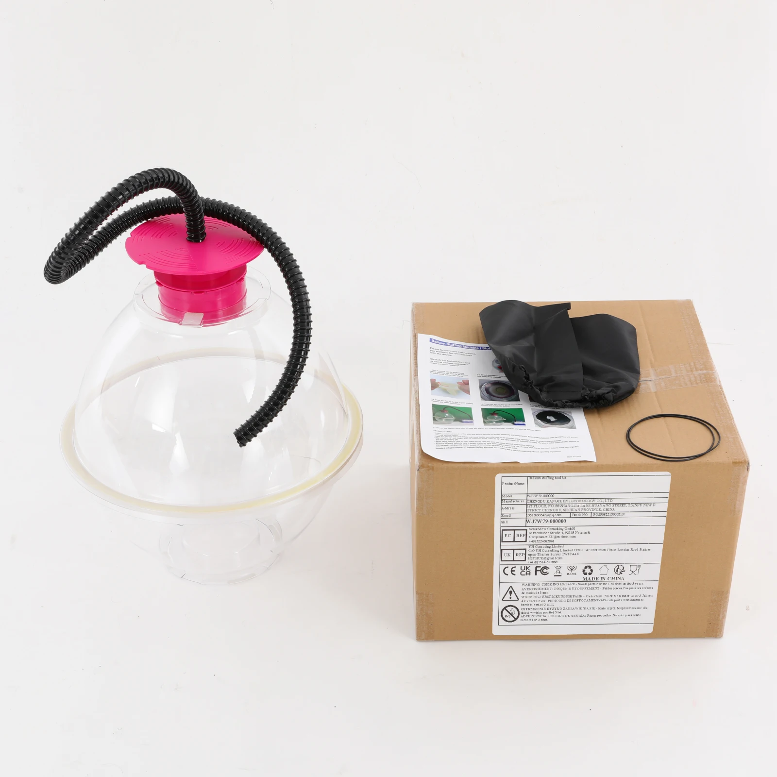 Ballon-Füllmaschine, DIY-Expander-Füllwerkzeug, 37 cm Durchmesser zum Verpacken von Geschenken für Hochzeit, Weihnachten, Geburtstag, Party, Geschenk – Detail 4
