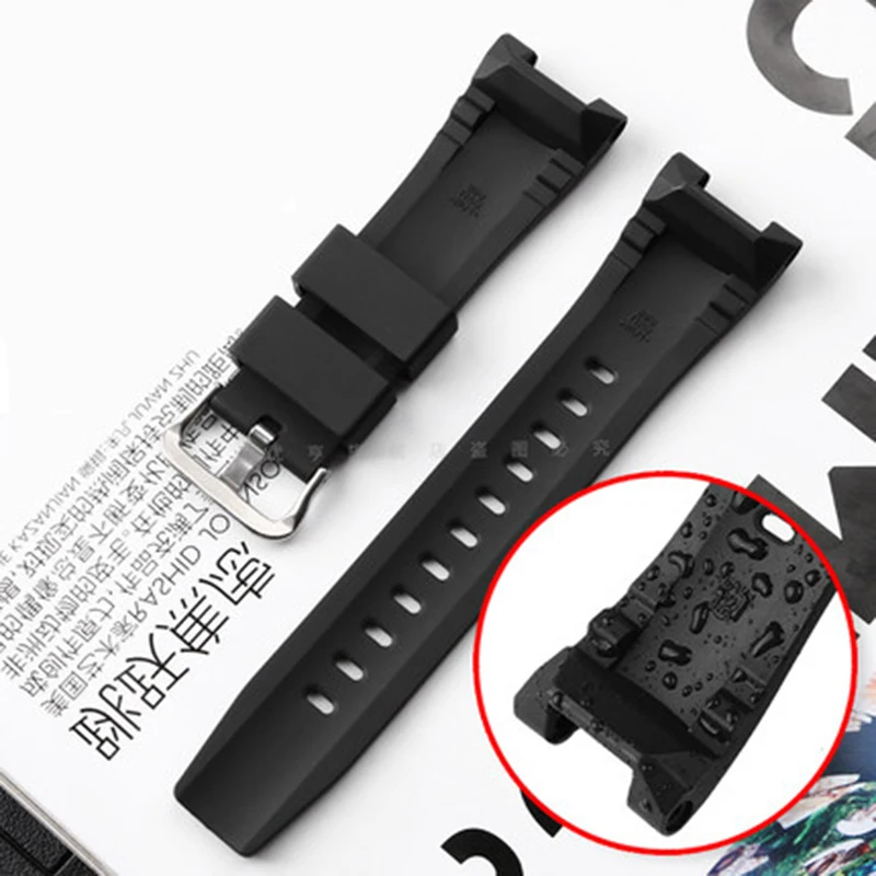 Rubber Watch Band For G-SHOCK MTG-B1000 GST-210/W300/400G/B100/S110/410  Silicone Strap 26mm Waterproof Bracelet Men Accessories