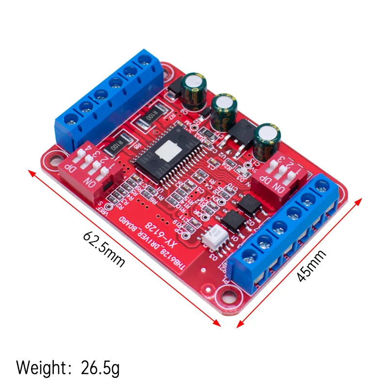 THB6128 Stepper Motor Driver Module DIP Switch Double Full-Bridge MOSFET Driver 2A 36V Automatic Half-Flow Lock Adjustable