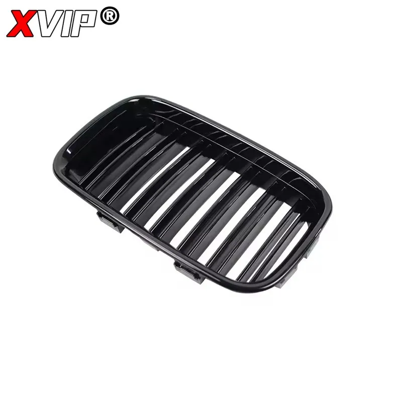 XVIP Gloss Black Radiator Grill Double Line Style Front Bumper Grille For BMW 3 Series E36 318i 325i M3 1992-1996 Racing Grill
