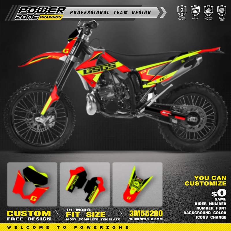 

PowerZone Custom Team Graphics Backgrounds Decals Stickers Kits For GASGAS 2010 2011 EC MC 200 250 300 350