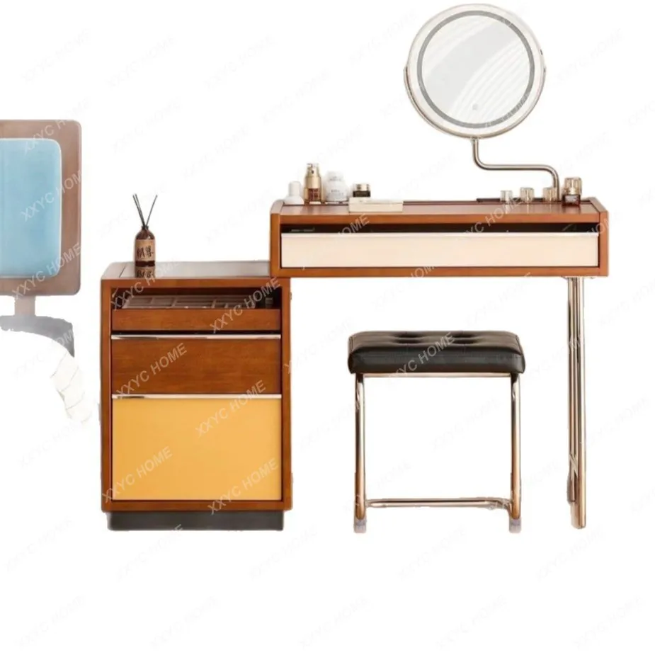 

Комод из массива дерева, спальный комод, ретро-комод для хранения вещей, для небольшой квартиры.