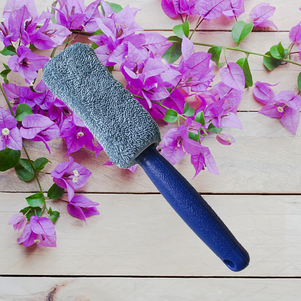 

2 pcs Wheel Tire Brush Car Cleaning Long Handle Remove Mud Grime Auto Supplies Tools Detailing Brushes Accessories