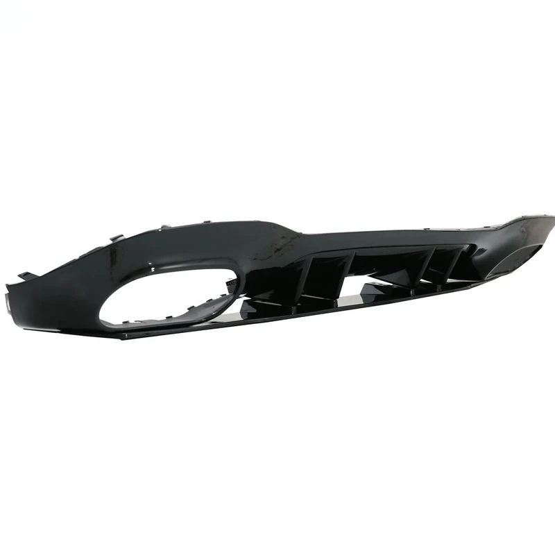

High Quality A35 Style Glossy Black Rear Bumper Diffuser With Exhaust Pipes For A-Class W177 A250 A45 2019-2023 Hatchback