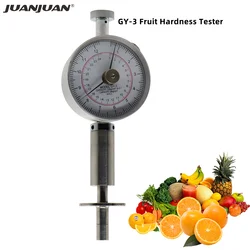 3-in-1 Pointer Fruit Hardness Tester Fruit Penetrometer For Olive Apples Pears Grapes Oranges GY-1 GY-2 GY-3 Fruit Sclerometer