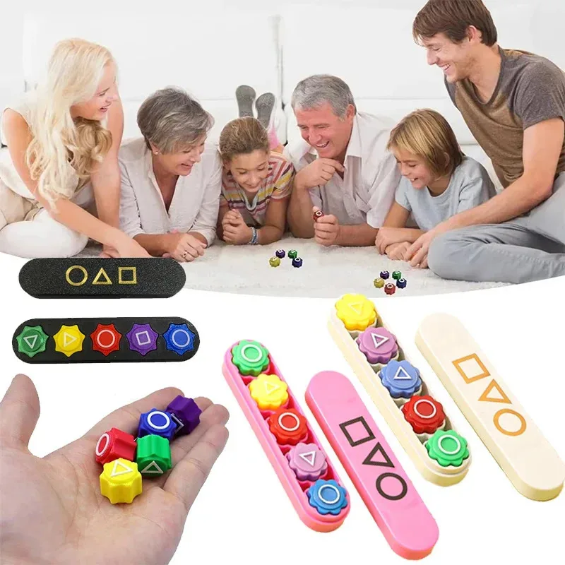 Korean Traditional Fun Gonggi Stone Game Interactive Stones Set Catching Games Interesting Hand-eye Coordination Training Stone