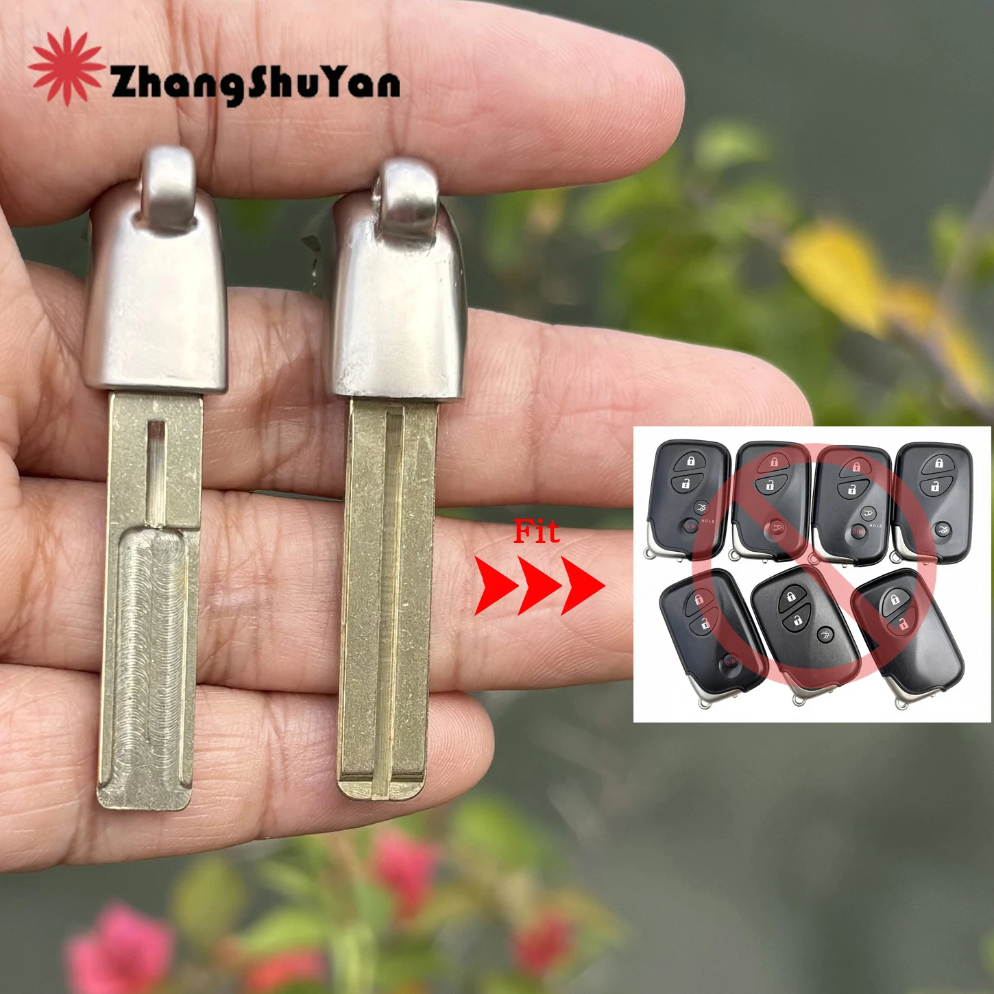 zhangshuyan Car Key Blank fit Lexus ES350 GS300 430 450H IS250 350 LS460L LX450D 460 570 RX270 350 2006-2016