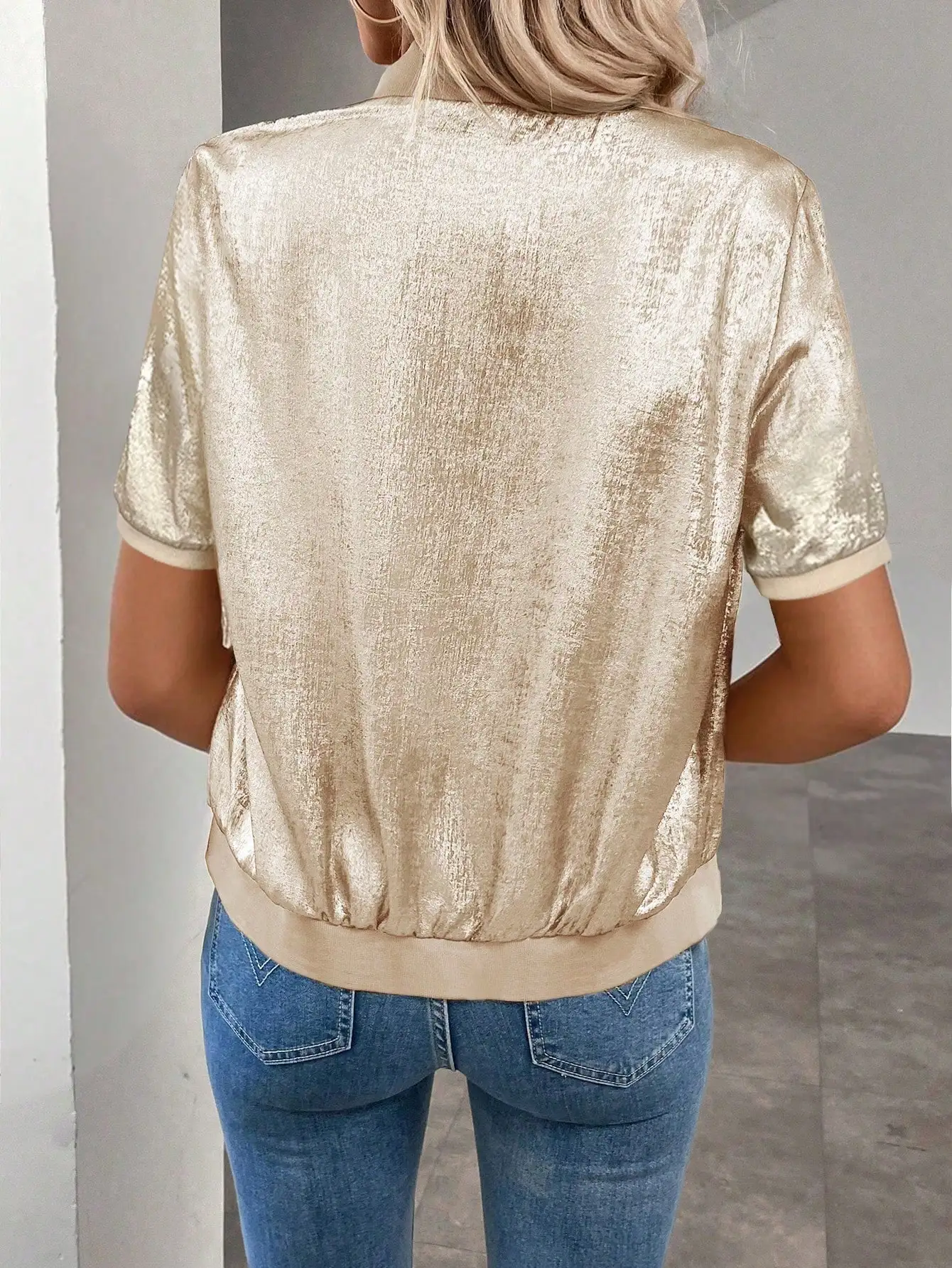2026 Autumn New Women's Metall - Women'S Fashion Bomber Jacket ulasan dan harga