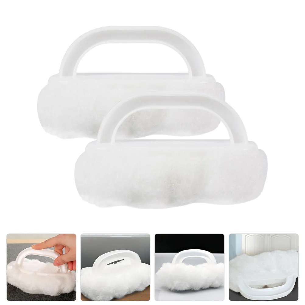 

2pcs Household Bathtub Durable Floor Scrubber Bathroom Cleaner With Handle Hotel Use Countertop Tub Cleaning Tool High-Grade