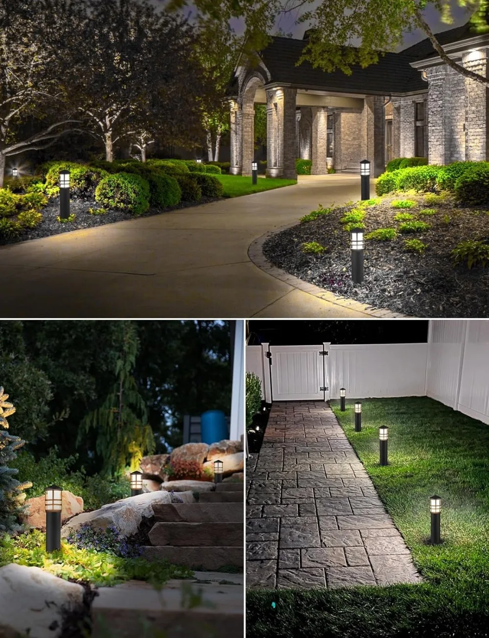 Low Pressure Landscape Path Light Efficient Lighting Durable Suitable for Walkway Courtyard Garden