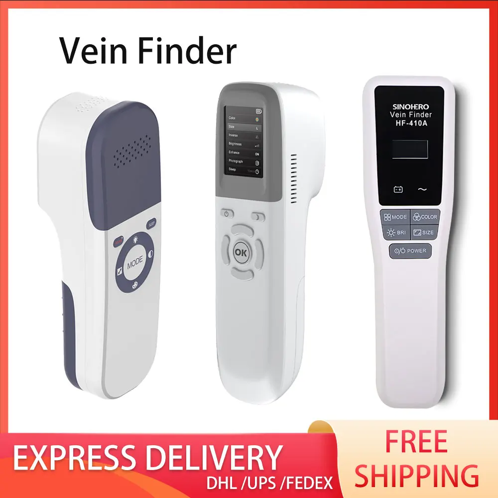 

Vein Finder Locator Handheld Portable Near-Infrared Blood Vessel Display Nurse Intravenous Injection Aids Medical Device