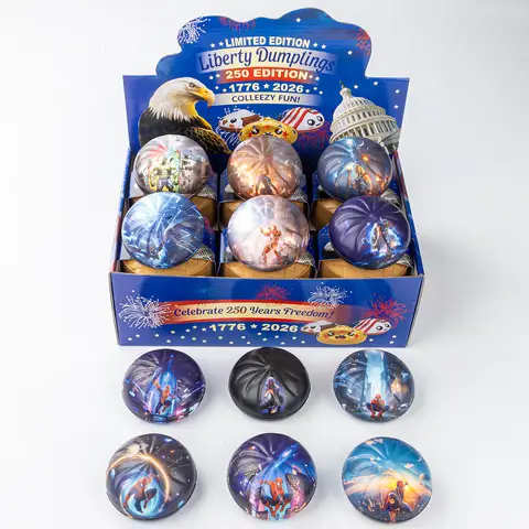 Blind Box Cartoon Squishy Toys, Individually Wrapped Slow-Rise Stress Relief Fidgets, Random Cute Designs, Mystery Gift for Kids
