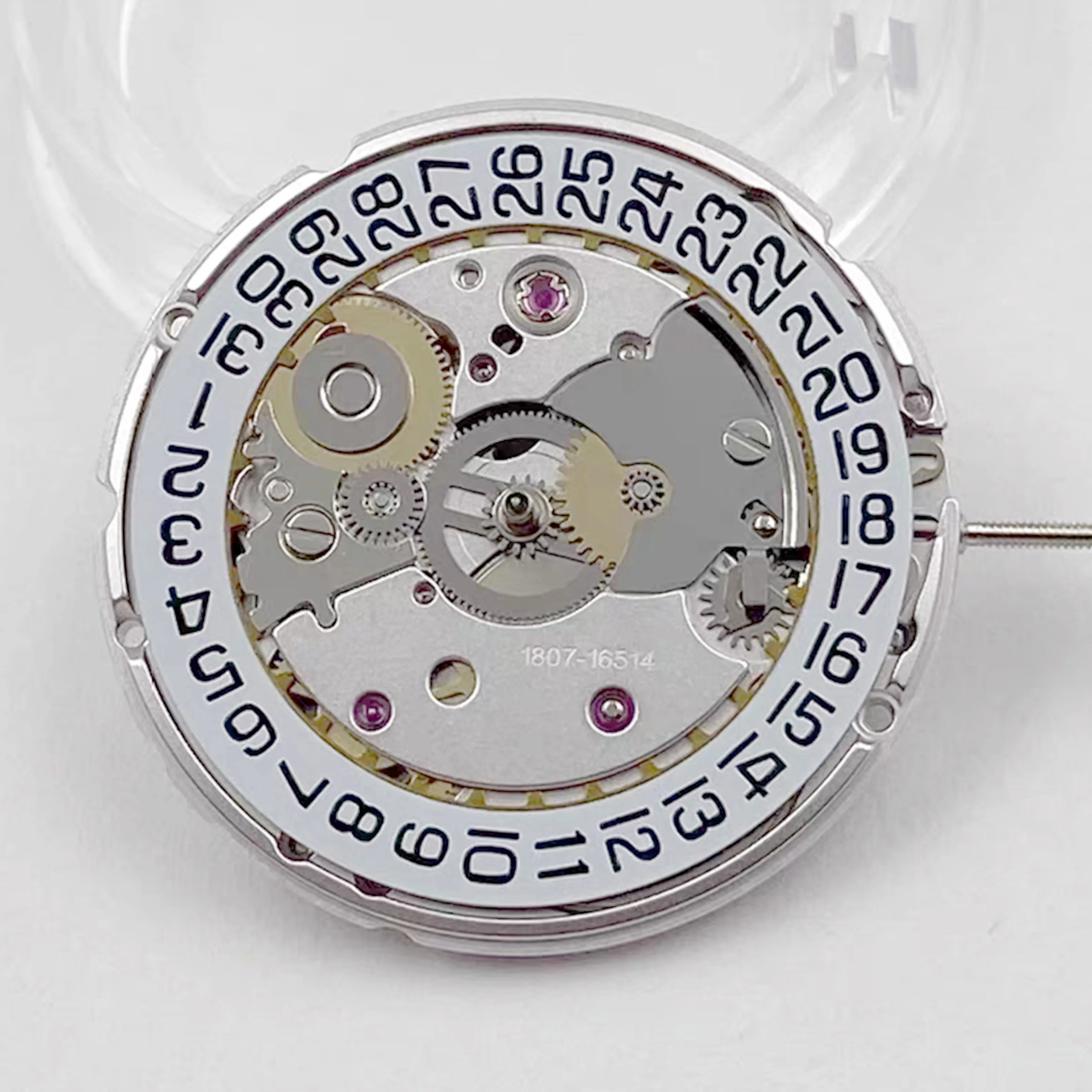 PT5000 Автоматический механизм 25 драгоценных камней Механизм с автоподзаводом Серебряный механизм часов 28800bhp Верхний клон 2824 Дисплей даты