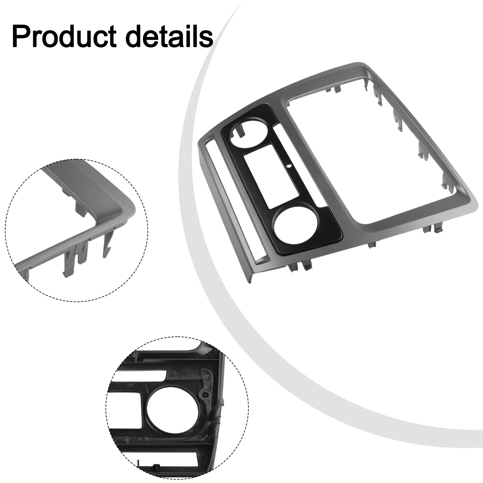 Auto Air-Conditioning Panel As Shown In The Figure Double Din Radio Panel Easy Installation Design Robust Material Construction