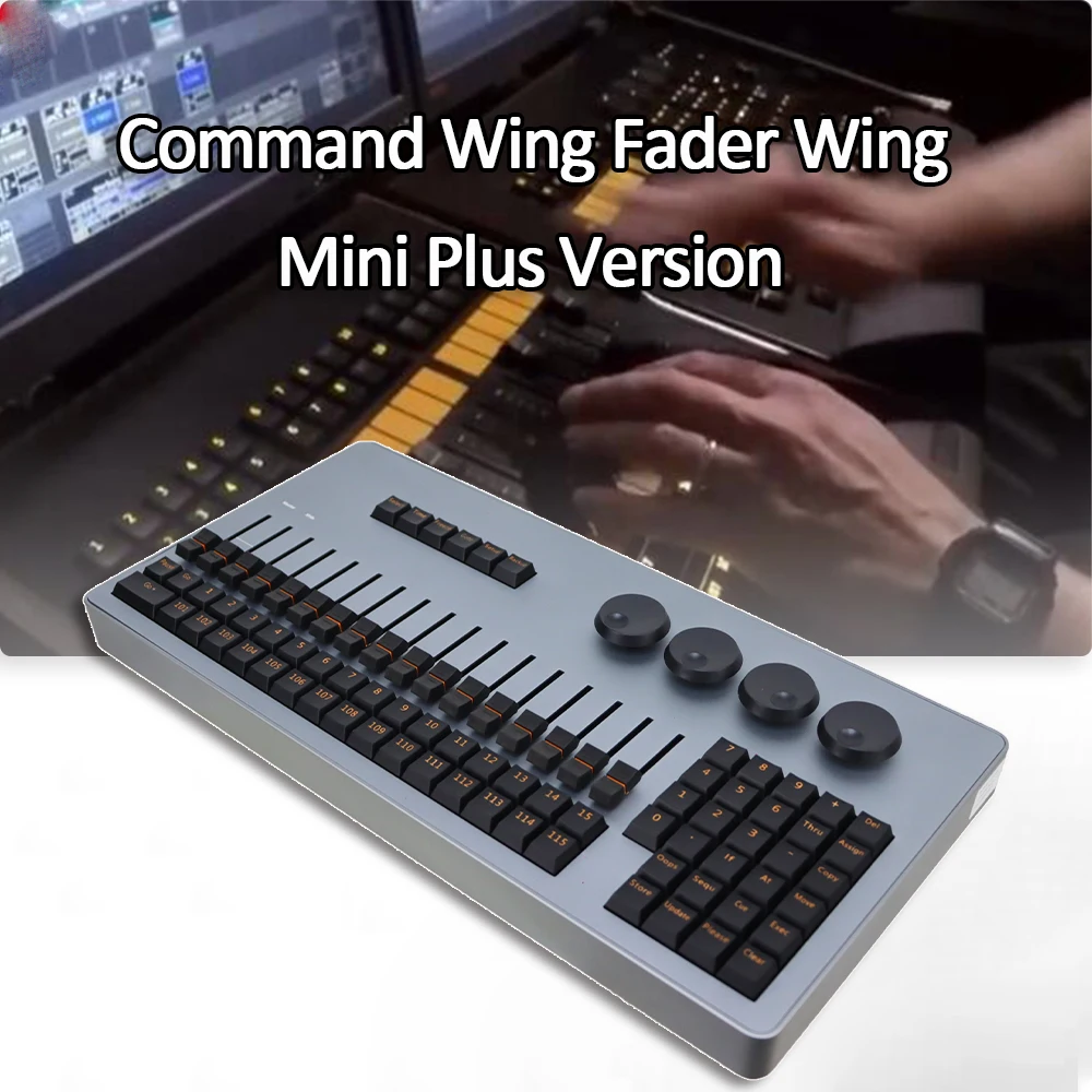 Professional DJ Equipment Mini Command Wing And Fader Wing Controller Dmx512 Stage Party Bar Lights Control Led Lighting