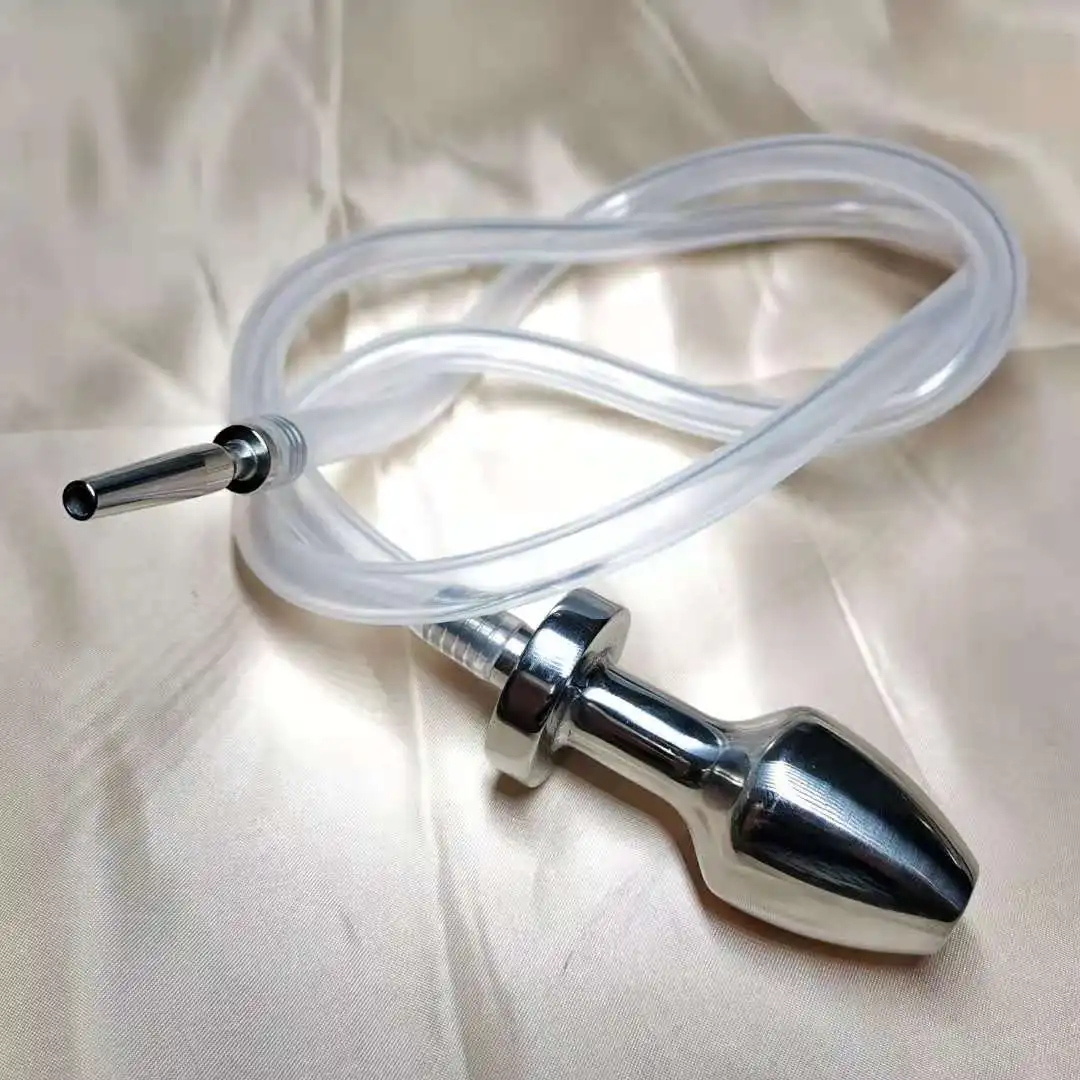 BDSM Penile sheath Flow Into the Anus Plug Catheters Chastity device Cock Cage Sex Toys Sexual slavery Irritation Men Gay