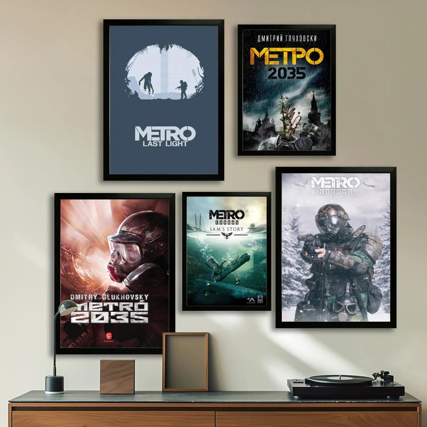 Metro Exodus Canvas Art Poster and Wall Art Picture Print, Modern Family Bedroom Decor Posters,Decorative painting