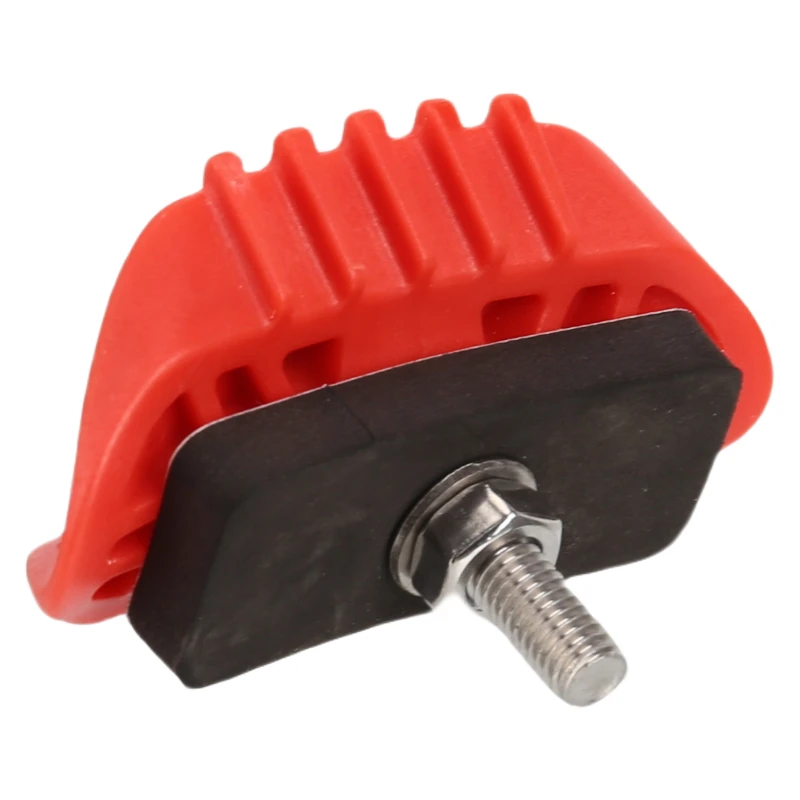 Red Easy-Install Metal Tire Lock - 2.15 Motorcycle Wheel Lock Fits Off-Road & Simple Motorcycles for Security