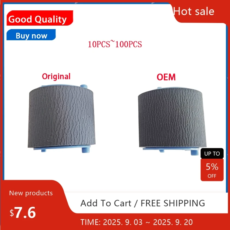 

Новый оригинальный ролик подачи RL1-1442-000 RL1-1442 для деталей принтера HP P1005 P1006 P1008 HP P102W CANON LBP3018 130