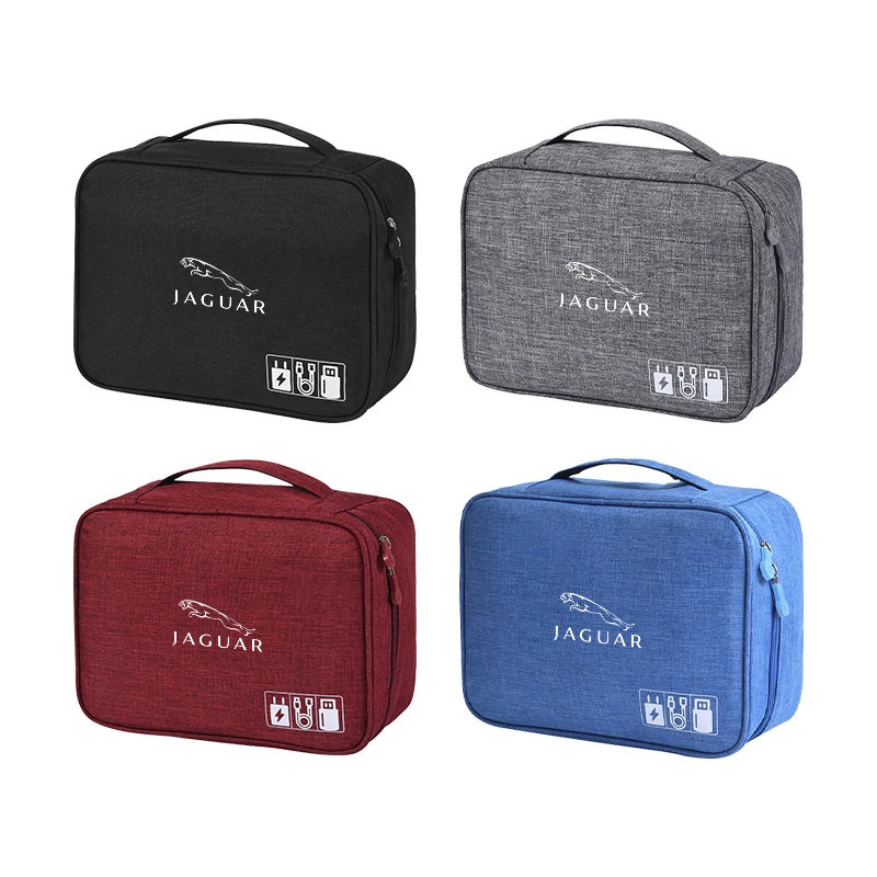 Sac de rangement étanche, organisateur d'accessoires électroniques portables pour Jaguar s-type F-type X-type f-pace i-pace e-pace XFR XKR