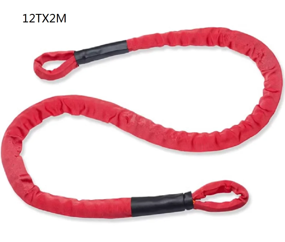 

12T-15T 2M-3M трос для удержания дерева, автомобильный буксирный трос, спасательный ремень для внедорожников, сильная тяга, нейлоновый сверхвысокий полимер для УФ-излучения