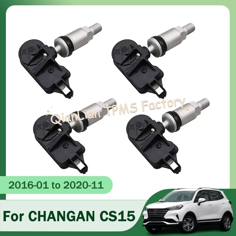 

4pcs 433MHz 3601010M01AA Tire Pressure Monitor Systems For CHANGAN CS15 CS75 CS95 EADO DT EADO XT TPMS Tire Sensor