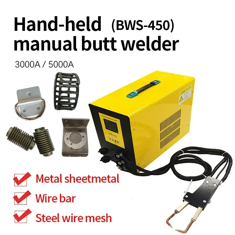 

BWS 450 560 570 630 Spot Welding Machine 15KW 25KW 3000A 5000A Pulse Butt Welder 110-240V Power Battery Aluminum Single Battery