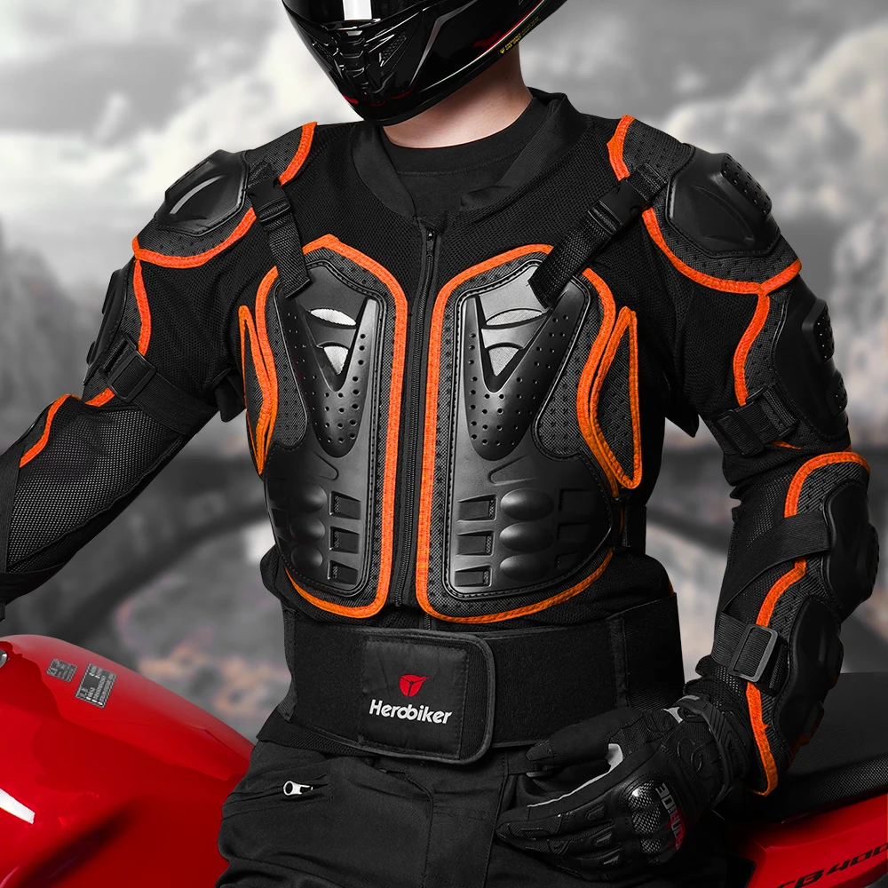 

Motorcycle Jacket Men Full Body Motorcycle Armor Motocross Racing Moto Jacket Riding Motorcycle Accessories Size S-5XL