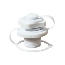 White Boston Air Valve One-way Inflation Valve Airbeds BIGMOUTH Boats Canoes Plastic Pool Rafts Rubber Dinghys