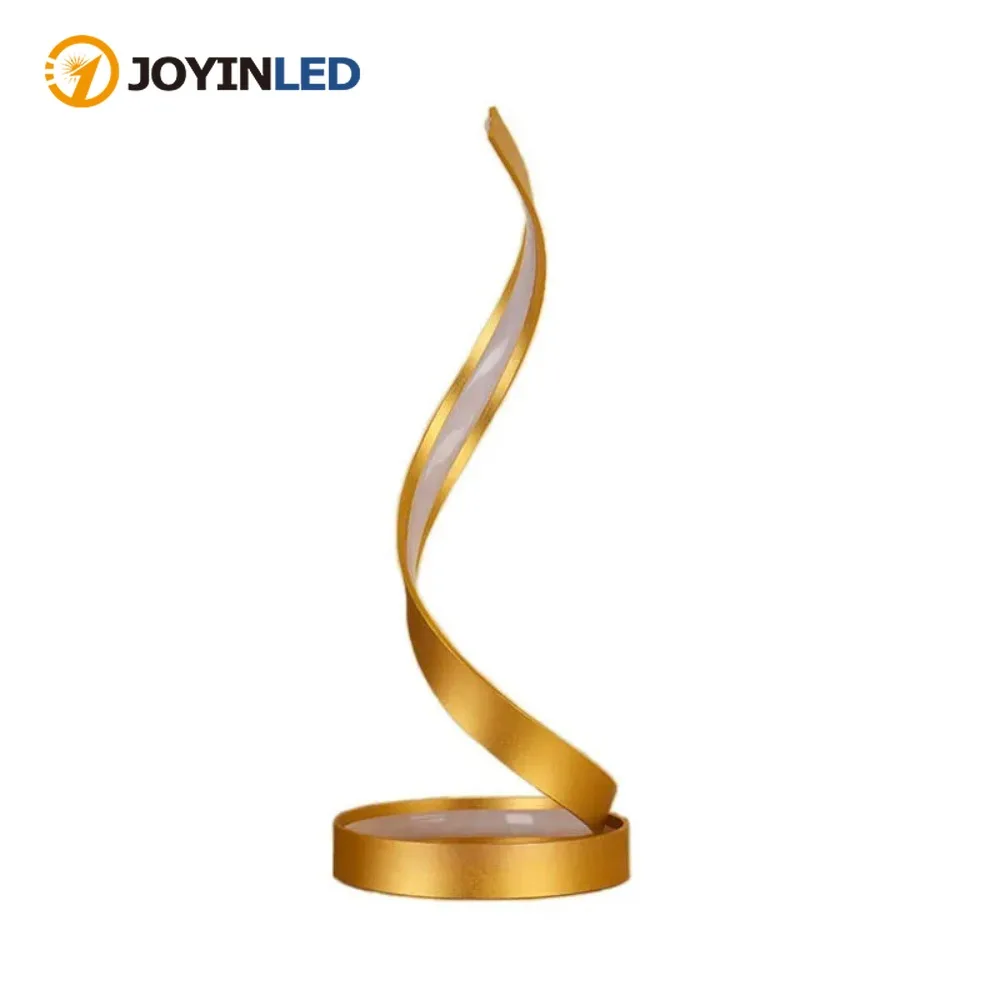 

Настольная лампа JOYINLED Gold с белым светом для дома, спальни, чтения, прикроватная лампа, защита глаз, вилка стандарта США