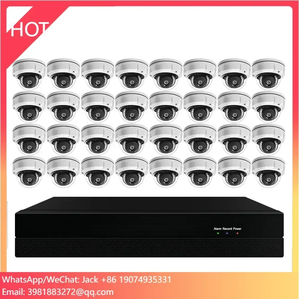 Professional 2MP Home Security Cameras NVR 32CH HD Video Surveillance Camera Systems 1080P 32 Channel PoE IP Camera Kit Complete