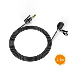 CVM-SM-O1 Lavalier Lapel Microphone, Omnidirectional 3.5mm TRS Clip-on Lav Mic for Wireless Transmitter/DSLR Camera