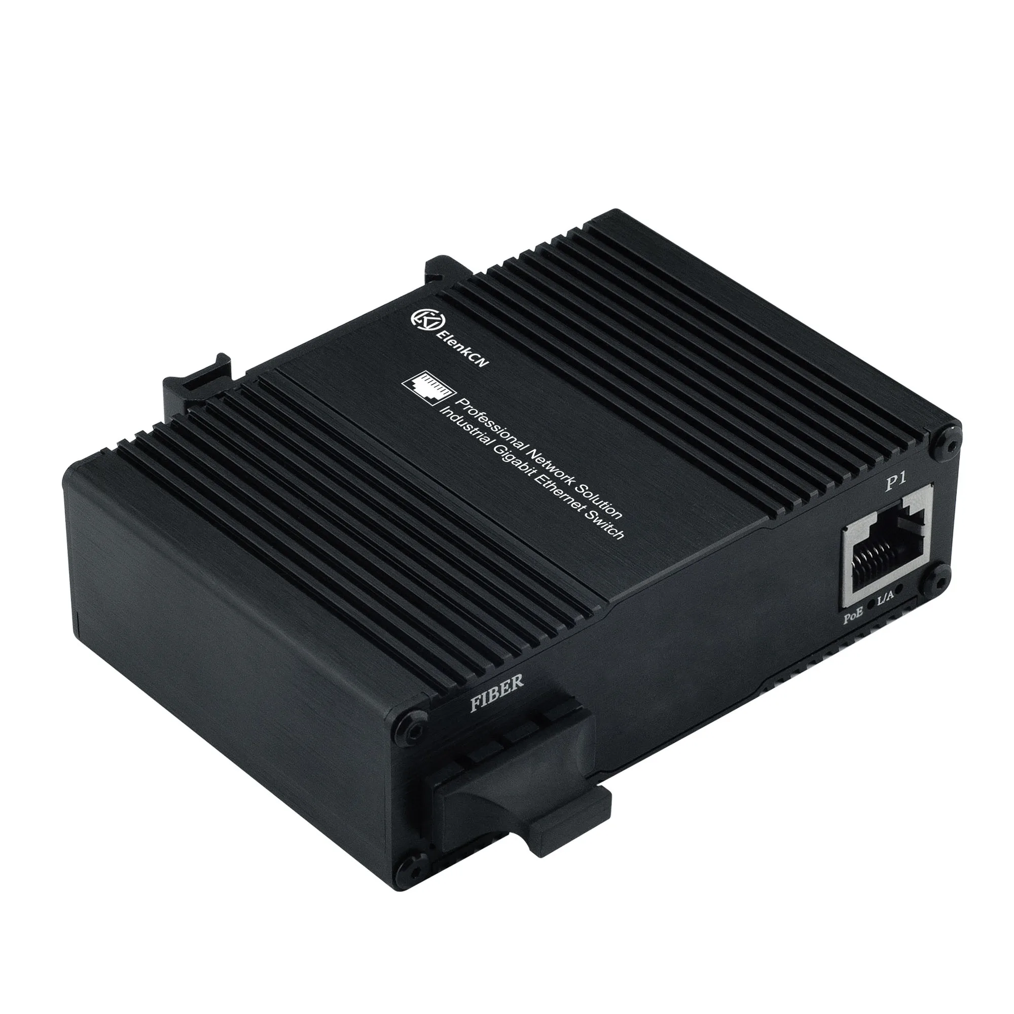 Mikro SFP Switch 10/100/1000BASET RJ45 Ethernet Switch Auto-MDI/MDI-X Ports dengan IEEE 802.3at PoE + injektor Switch