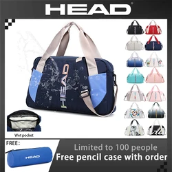 HEAD Waterproof Travel Bag Luggage Duffel Large Tote Bag,Crossbody Women Men Yoga Sports Gym Fitness Bags with Wet Pocket Tennis