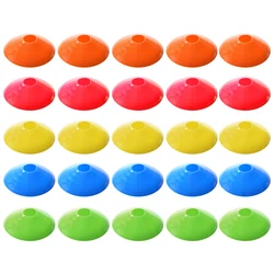 25 Pieces Football Training Disc Plastic Soccer Marking Coaching Cones Portable Sport Basketball Skateboard Training Beginners