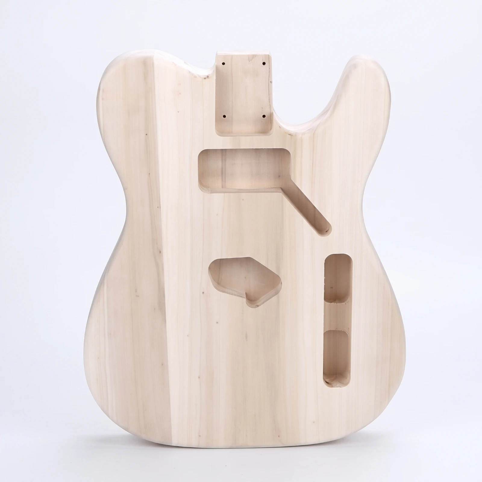 Electric Guitar Body Replacement Paulownia Wood Electric Guitar Body with Dual-Humbucker Pickups Instrument Part Pre-Routed DIY