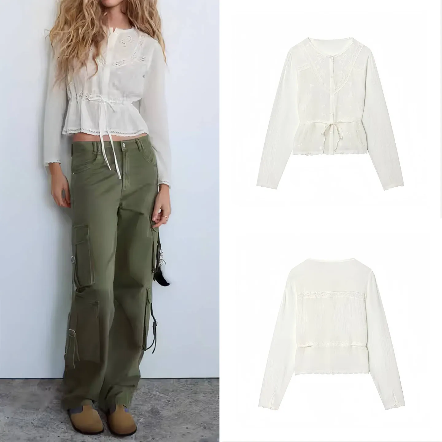 

Новинка: Летнее женское прозрачное платье свободного кроя с вышивкой, ажурными вставками и эффектом утягивания талии