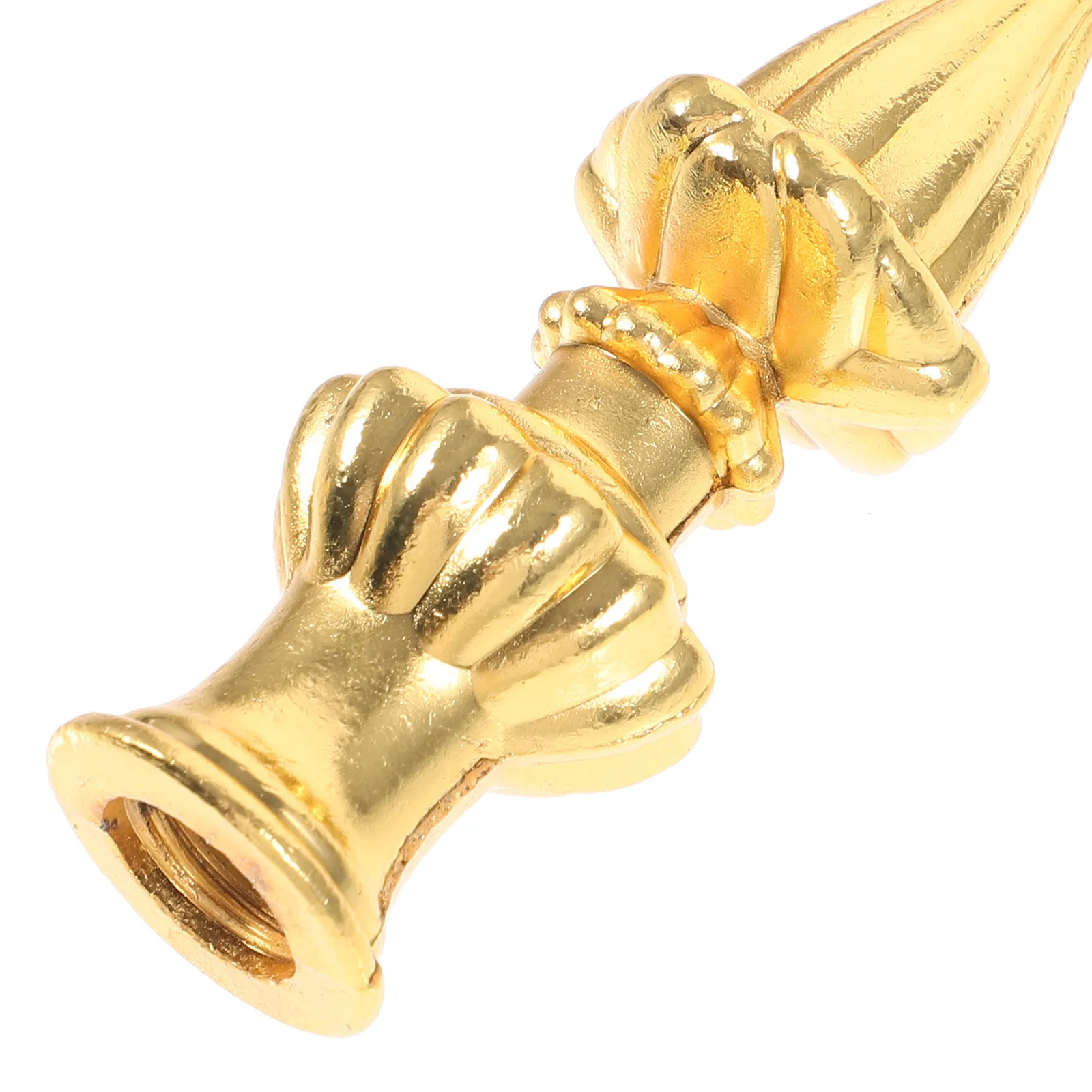 

4 pcs Metal Lamp Finials Decorative Table Floor Desk Lamp Finial Knob Caps Sturdy Elegant Simple Design For Lampshade