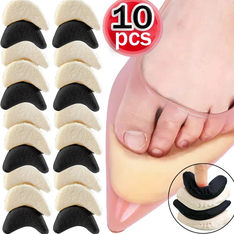 Relieve Pressure Forefoot Inserts Wear-resistant Sponge Half Foot Insoles Half-size Cushion High Heel Toe Plug Soft Shoe Pads