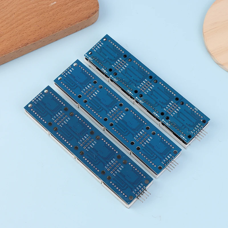 MAX7219 Modulo a matrice di punti Modulo microcontrollore di controllo LH 4 in 1 Strumenti di visualizzazione