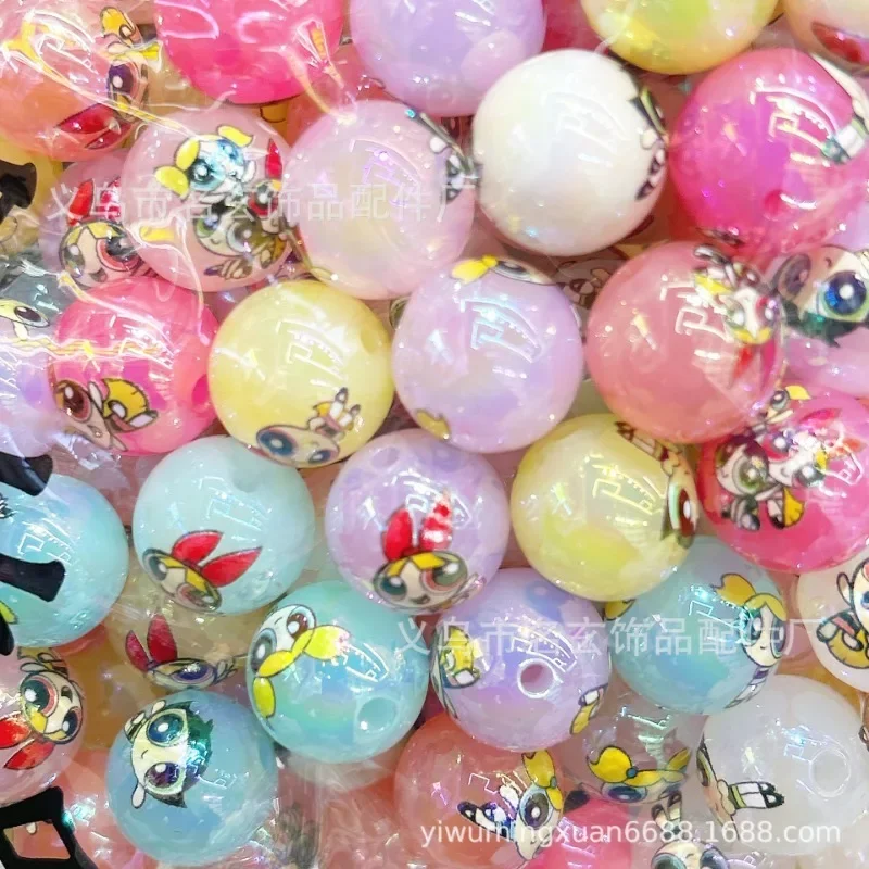

200pcs Bead DIY Bracelet Pendant Charm Anime Cute Cartoon Decoration Original Creative Gift Jewelry Making Fashion Toy Gifts