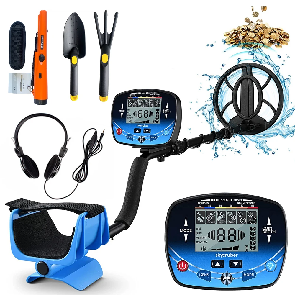 

Metal Detector MD910 Professional High Sensitivity Search Finder Gold Detector MD910B Treasure Hunter Detecting Tool