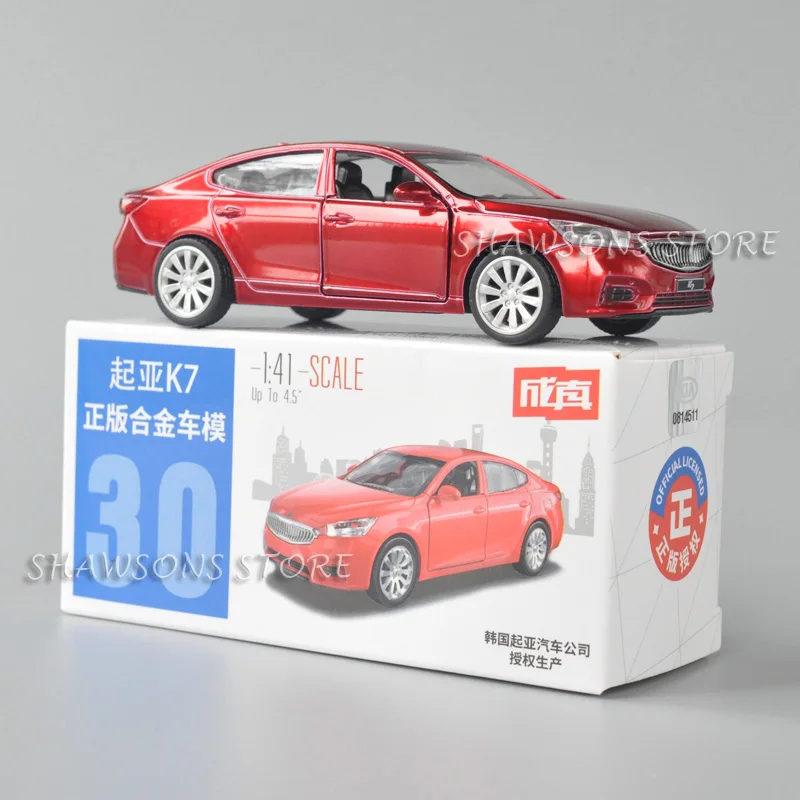 1:41 Scale Diecast Metal Model Car Toy KIA K7 Pull Back Miniature Replica Collectible