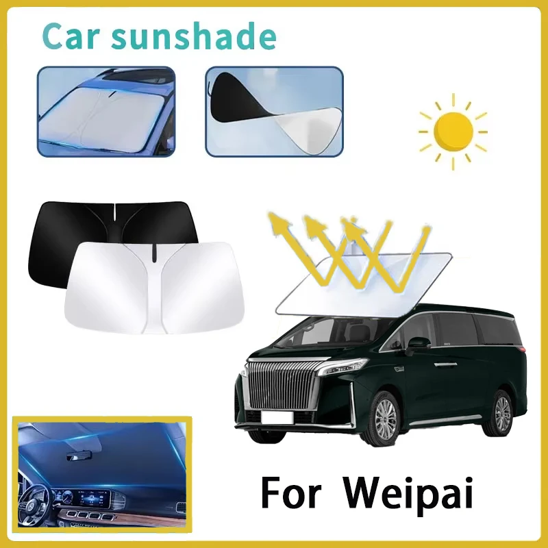 

Suitable for Weipai VV5 Lanshan VV6 Gaoshan Mocha Car Sunshade Front Windshield Curtain for Sun Protection and Heat Insulation