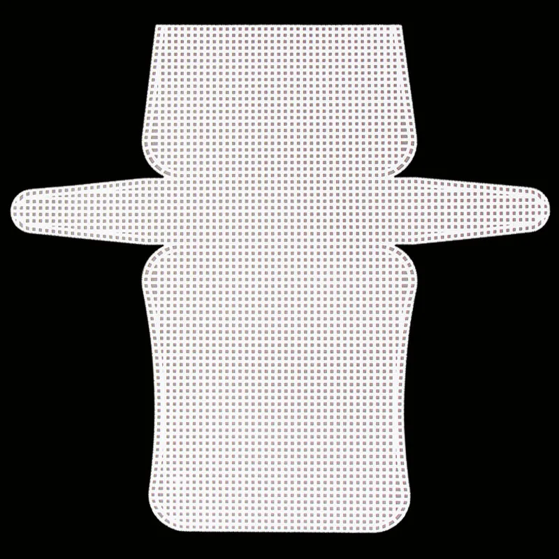 Mesh Plastic Canvas Kit Clear Plastic Canvas Acrylic Yarn and Tools for Embroidery Plastic Canvas Craft Knit Crochet Projects