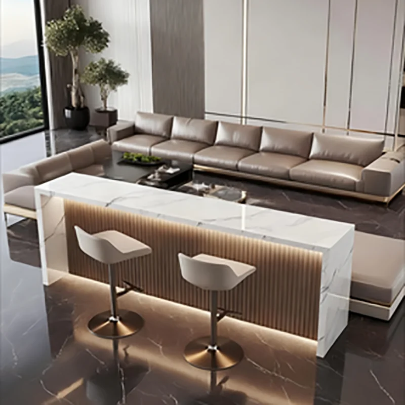 Isole da cucina italiane alla moda Isole da cucina estetiche minimaliste premium eleganti Design classico Mobili Wyspy Kuchenne