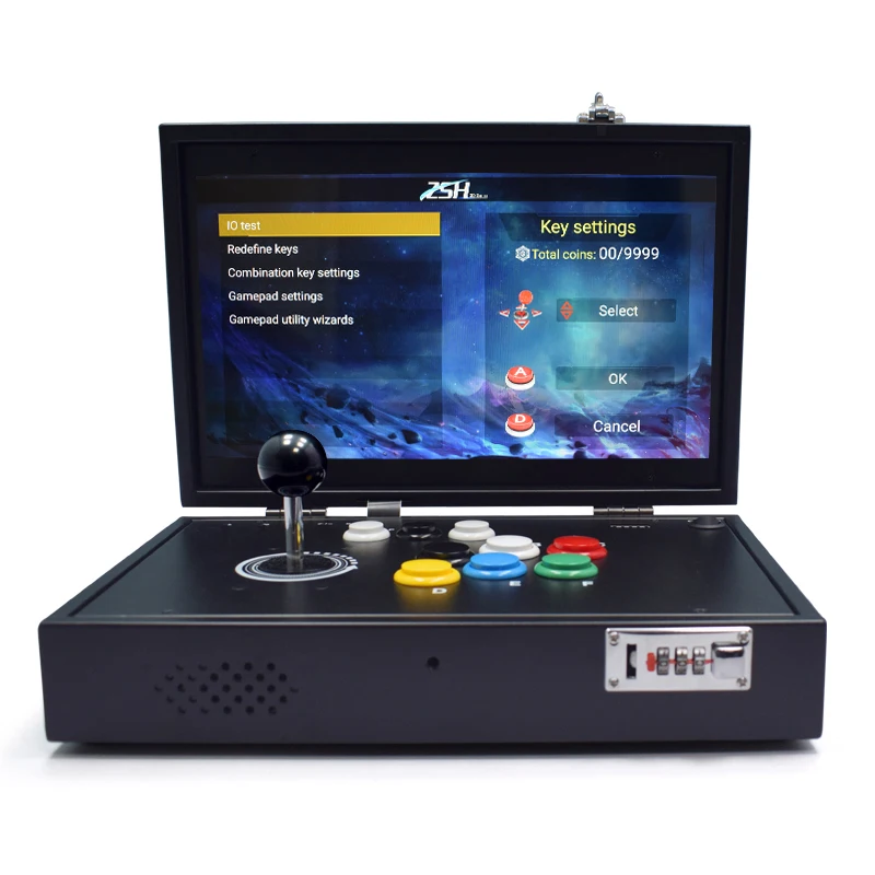 14 Inch LCD Pandora Box ZSH 23000 in 1 Arcade Console Portable PCB Board Fight Joystick Retro Video Game Machine