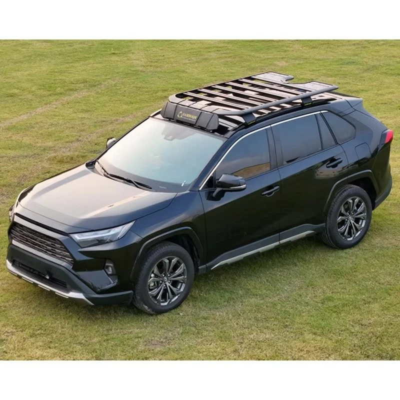 고품질 알루미늄 합금으로 제작된 루프랙 사이드 사다리, 2009-2013 RAV4 2020-2025 루프 액세서리에 적합합니다. 썸네일 3