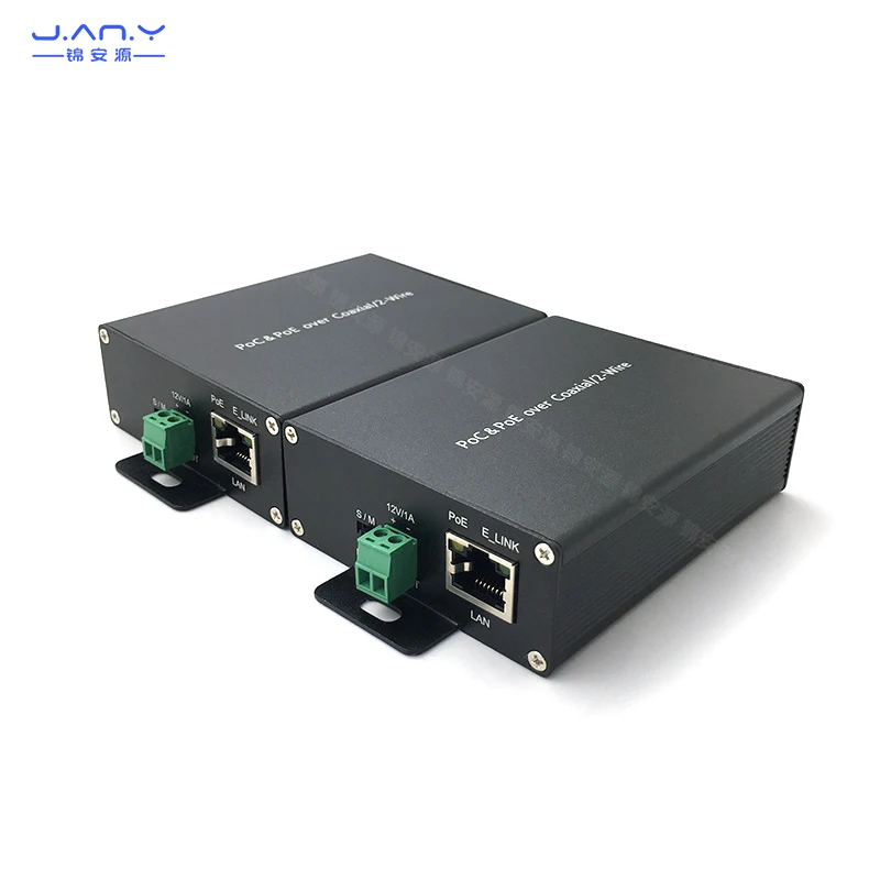 Poc Coaxiale High-Definition Digitale Zender Netwerk Voeding Poe Extender Ip Netwerk Monitoring Naar Video Netwerkkabel