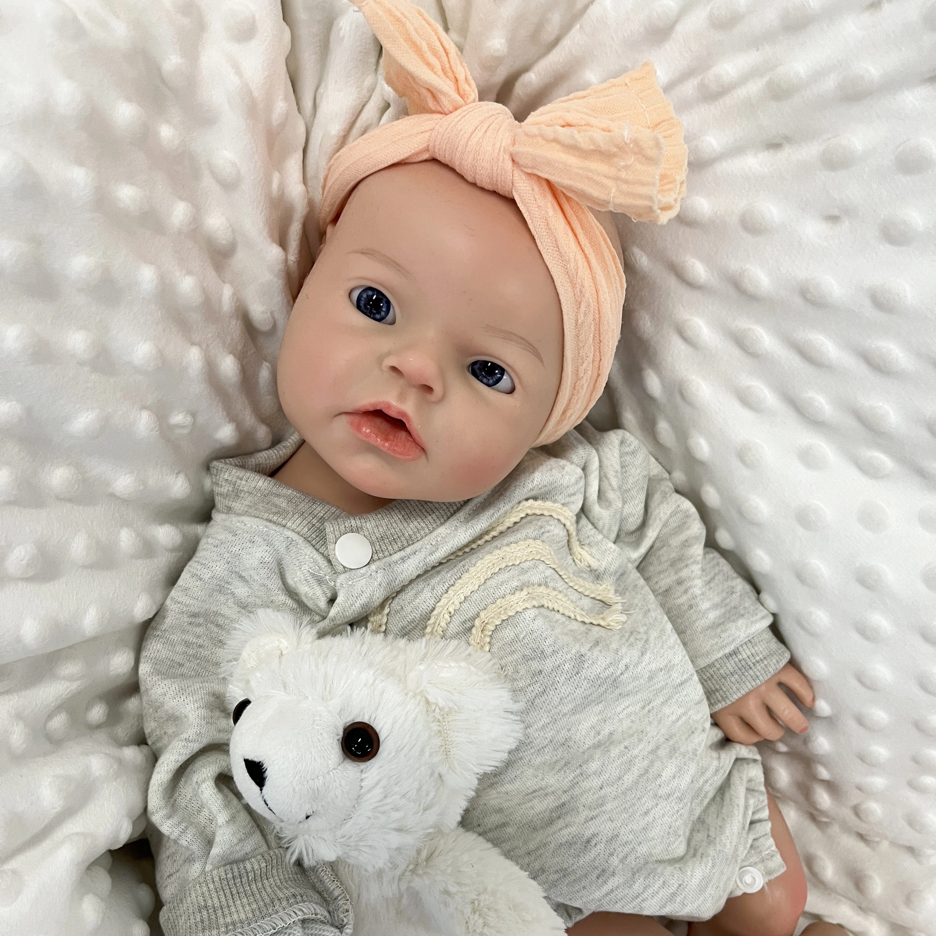 50CM 4,5KG 100% Ganzkörper Silikon Baby Puppe Neue Lebensechte Schöne Reborn Puppen Bebe Reborn Puppe Kann pinkeln und Dirnk Nass System